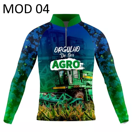 Miniatura: camiseta camisa blusa agro agricultura pecuaria rural proteção solar uv50+