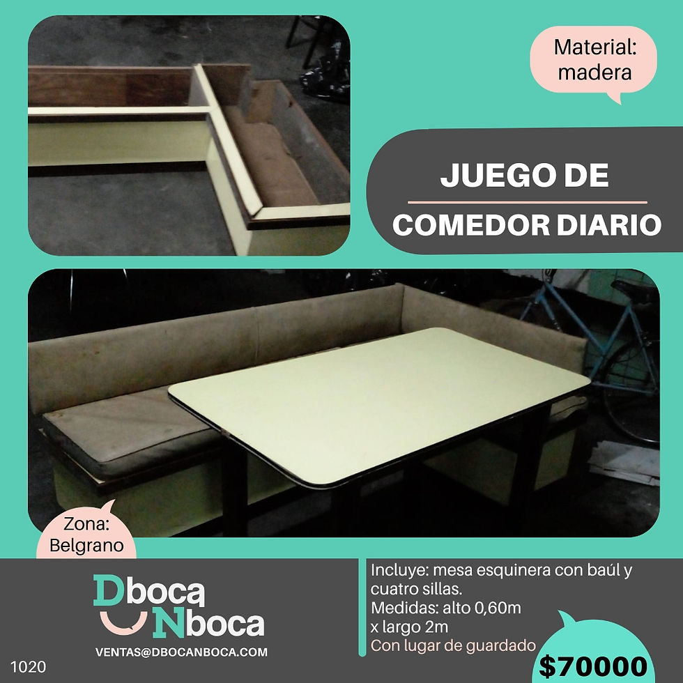 Miniatura: Juego de comedor diario
