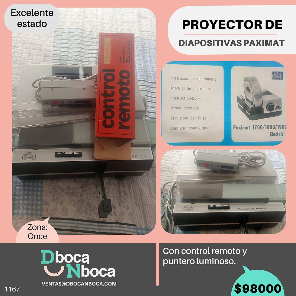 Miniatura: Proyector de diapositivas Paximat