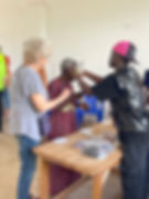 Fitted for her new pair