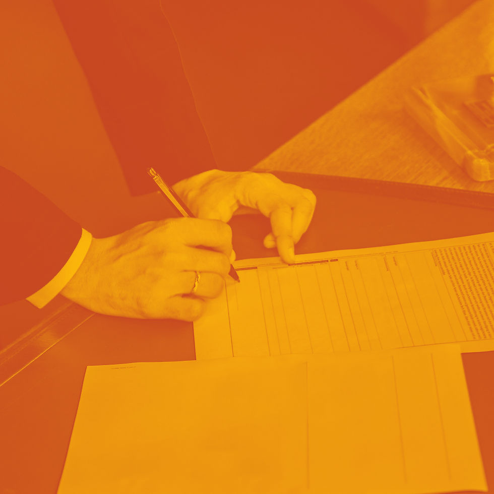 Momento de la firma del contrato