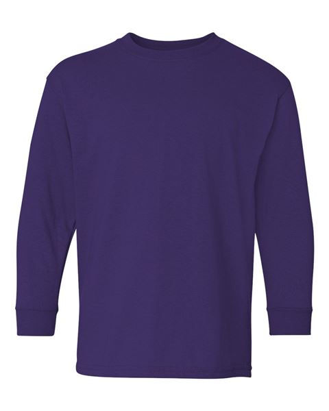 Thumbnail: Gildan 5400B Heavy Cotton Youth Long Sleeve T-Shirt