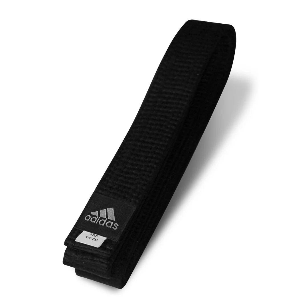 ADIDAS 黑色腰帶 4.3CM 寬