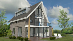 Visualisatie achtergevel