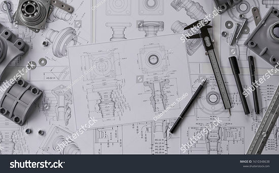 stock-photo-engineer-technician-designing-drawings-mechanical-parts-engineering-engine-man