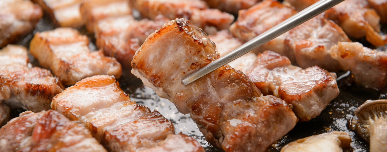 Arranged Food and Objects