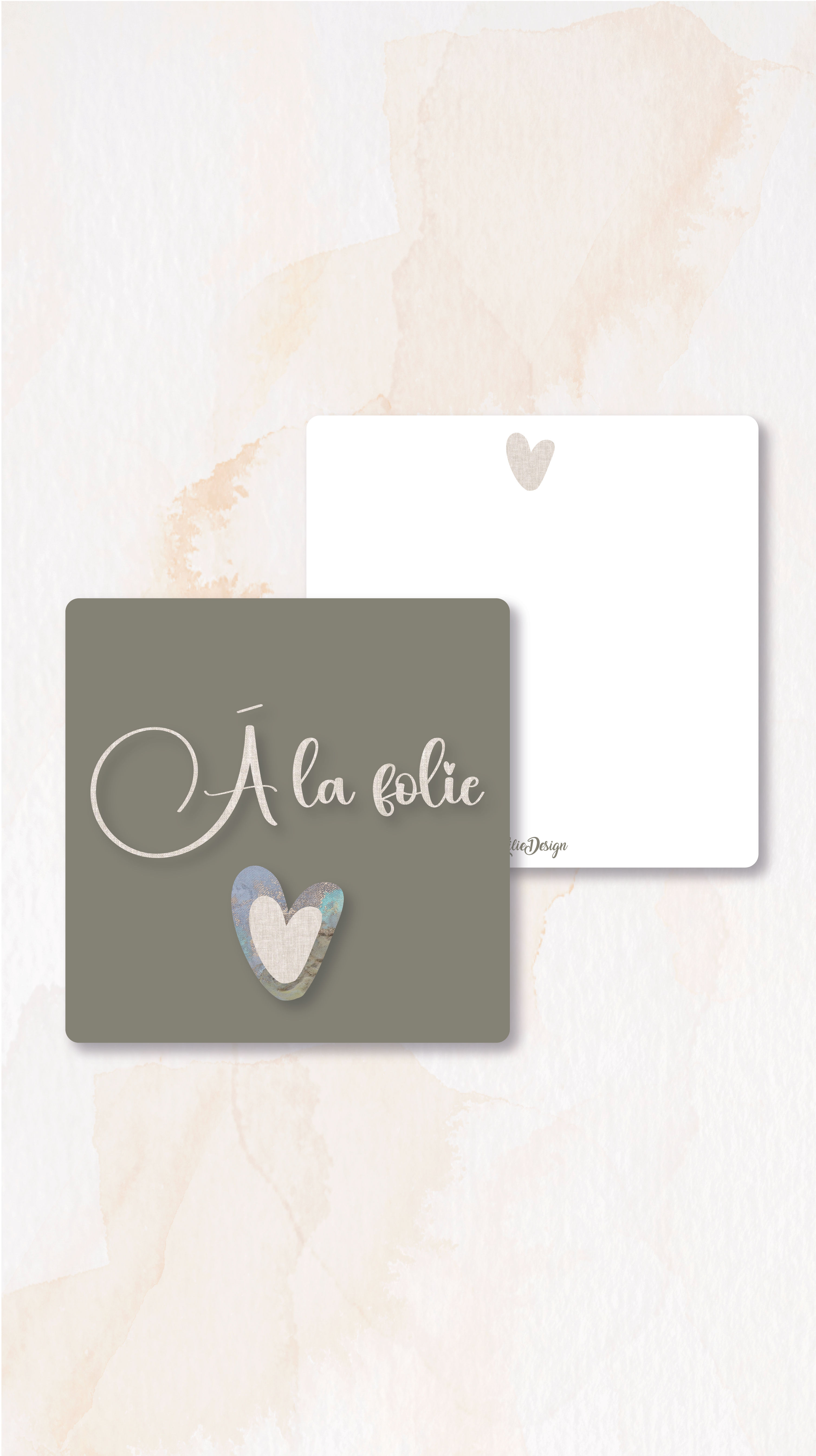 Carte à la folie "Collection Maman"