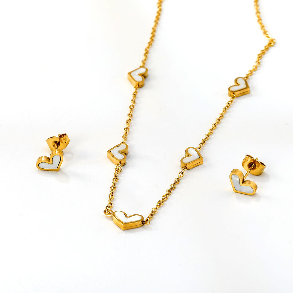 Thumbnail: Noir Clover Jewellery Set