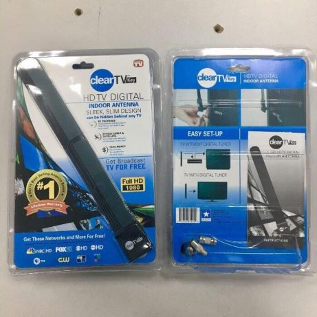 Миниатюра: Цифровая комнатная ТВ антенна Clear TV HDTV для тюнера t2
