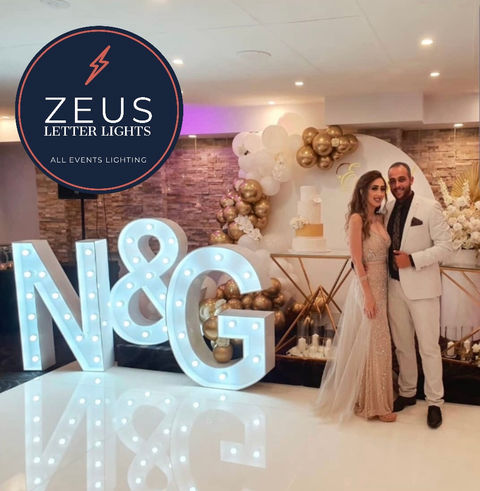 Iconic 120cm "N&G" Letter Lights
