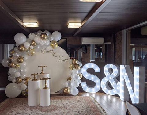 Iconic 120cm "S&N" Letter Lights