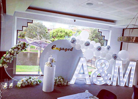 Iconic 120cm "A&M" Letter Lights
