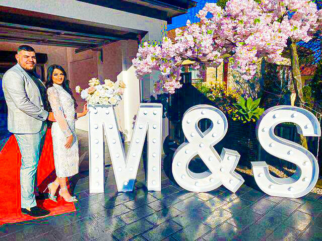 Iconic 120cm "M&S" Letter Lights