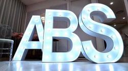 Iconic 120cm "ABS" Light Up Letters 