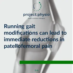 Running Gait Modifications and Knee Pain