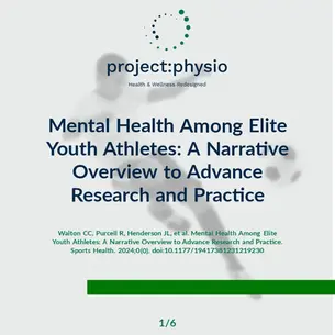 Mental Health in Elite Young Athletes