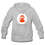 Thumbnail: Ladies Hoodie: Wilms Warriors™ / Ninja/ Whote/ Orange (Light Grey)