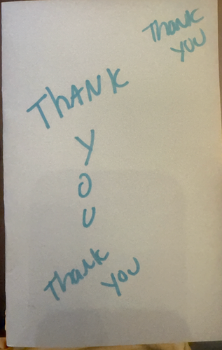 Thank You card by Shawn | Bake Back America