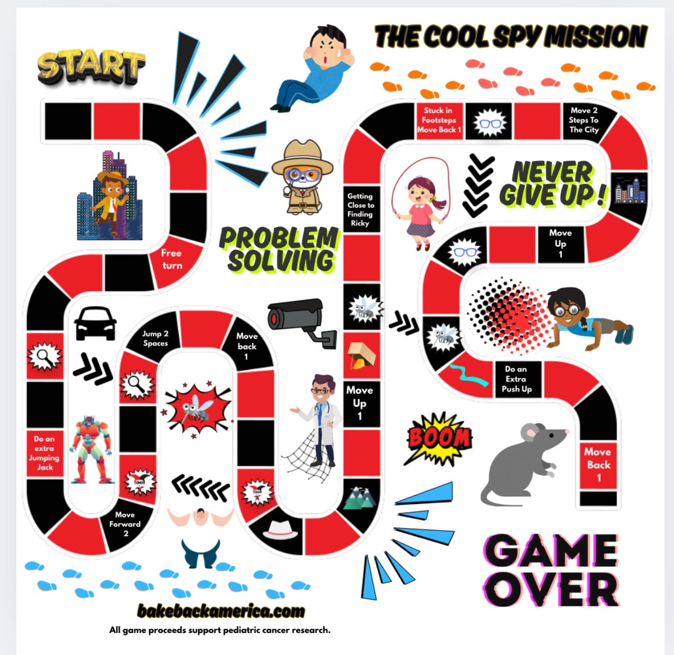 The Cool Spy Mission Board Game