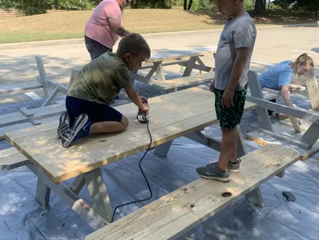 BOLD Foundation Donates Picnic Tables to Chatham County Schools