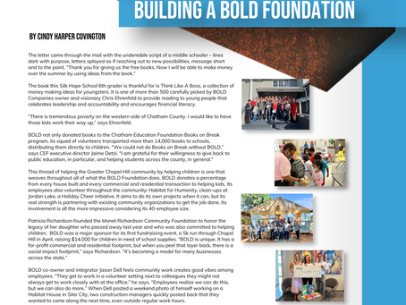 Building A BOLD Foundation