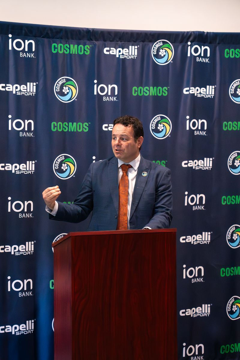 Mayor Andre Sayegh ((photos courtesy of Mia Lopez (NY Cosmos))