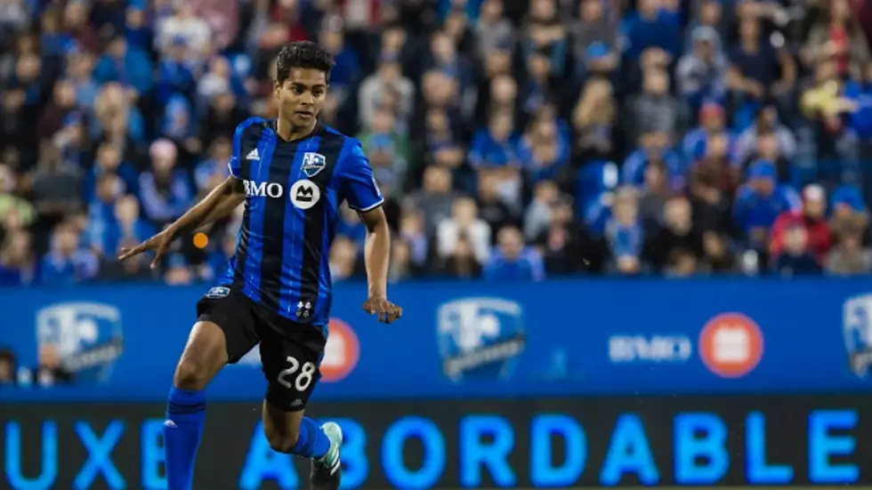 Shamit Shome in action with Montreal Impact. (photo courtesy of cfmontreal.com)