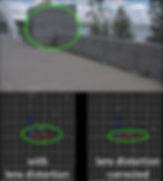 the effect of lens distortion on solved 3D points