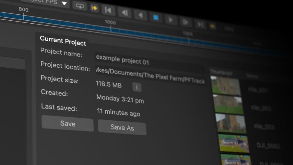 Tutorial 01 - Introduction to PFTrack & creating a project