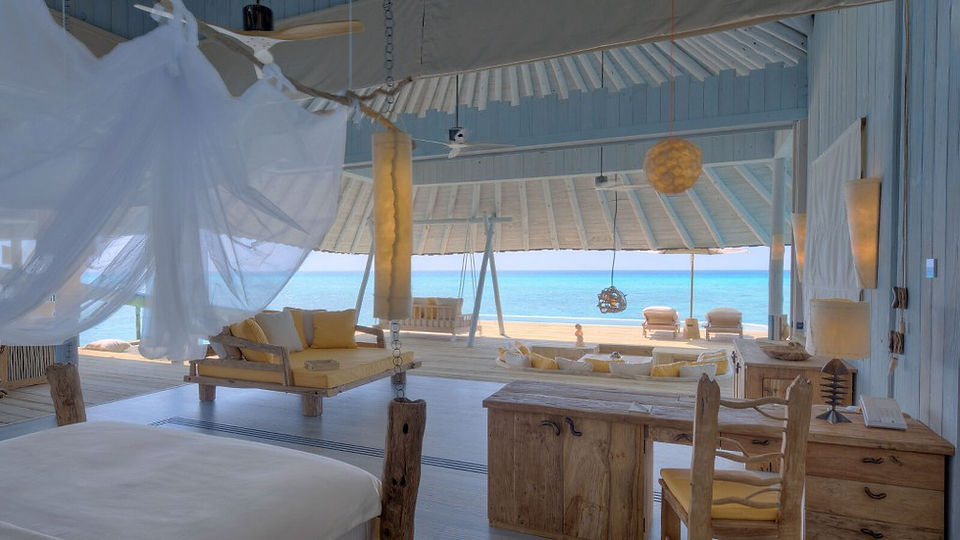Maldives overwater villa resort