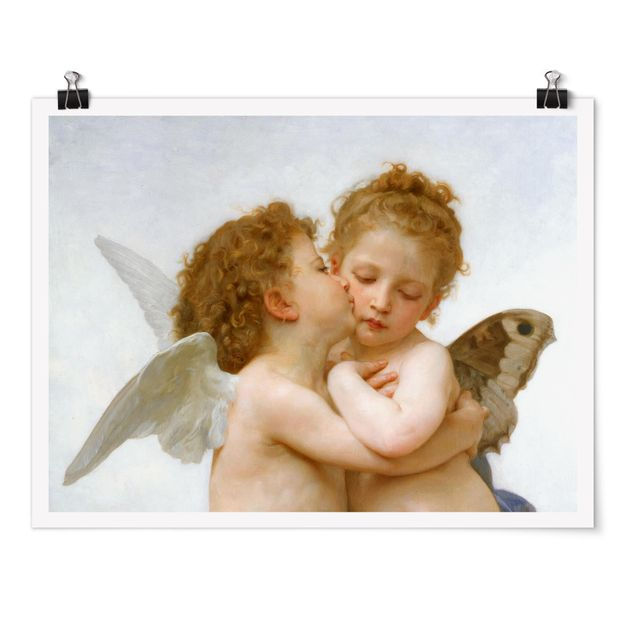 Miniatura: bouguereau,O Primeiro Beijo,anjos guardiões,quadro,reprodução,poster,canvas,gravura,replica,comprar,copia,tela,pintura,obra