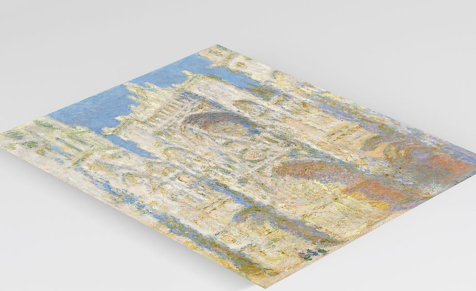 Miniatura: Monet,Catedral de Rouen, Fachada Oeste, Luz Solar,quadro,poster,replica,canvas,reprodução,gravura,tela