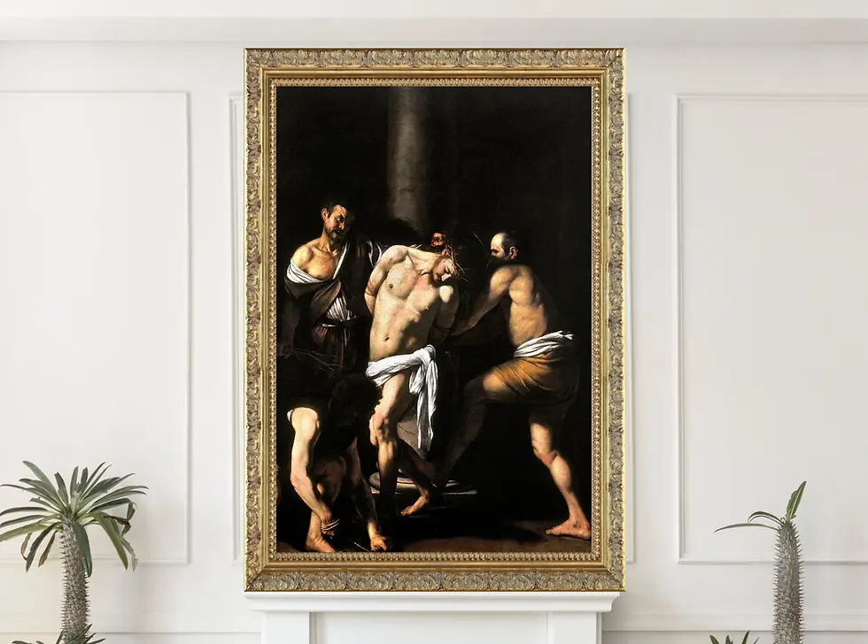 Miniatura: Caravaggio,Flagelação de Cristo,quadro,reprodução,poster,canvas,gravura,replica,fototela,tela,pintura,comprar,fine art,giclée