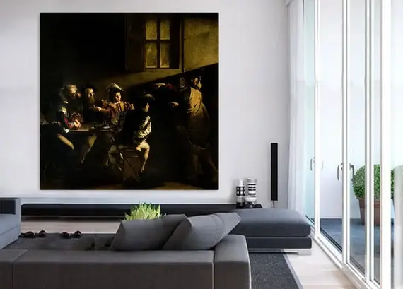 Miniatura: Caravaggio,A Vocação de São Mateus,quadro,poster,replica,canvas,gravura,reprodução,tela,comprar,copia,fine art,pintura,giclée