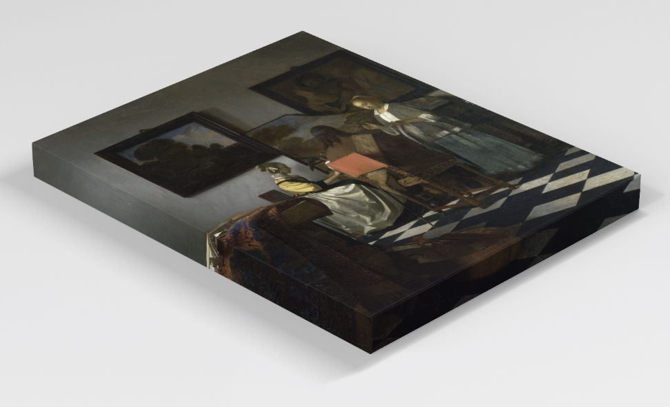 Miniatura: Vermeer,O Concerto,The Concert,quadro,canvas,poster,replica,gravura,reprodução,canvas,fototela,cópia,tela,pintura,obra,arte