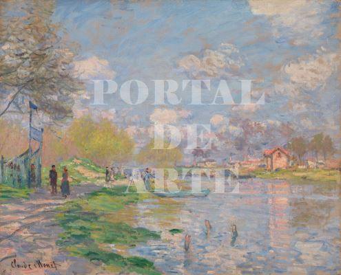 Miniatura: Monet,Primavera pelo Sena,quadro,poster,replica,canvas,reprodução,gravura,tela,comprar,copia,pintura,obra,arte,fine art,giclé