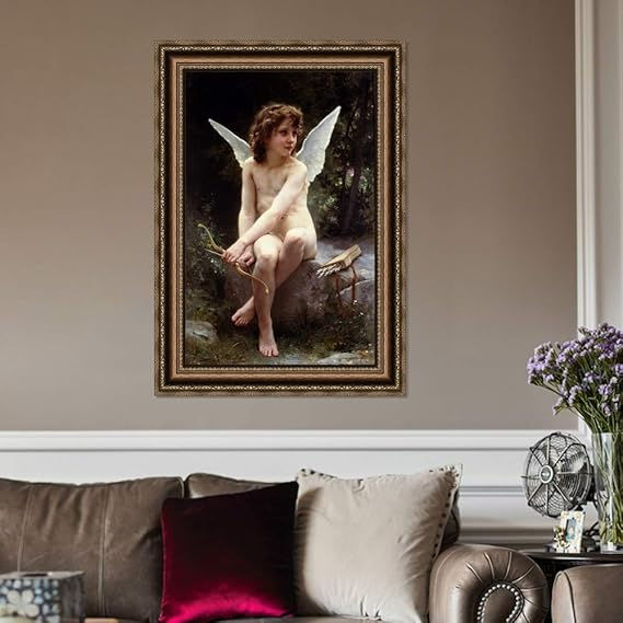 Miniatura: Bouguereau,Amor à Vista,Love on the Look Out,1890,quadro,reprodução,poster,canvas,gravura,replica,tela,pintura,comprar,giclée