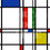 Miniatura: piet Mondrian,Composição,verde,Azul,Vermelho,Amarelo,quadro,poster,gravura,canvas,replica,reprodução,comprar,copia,fine art
