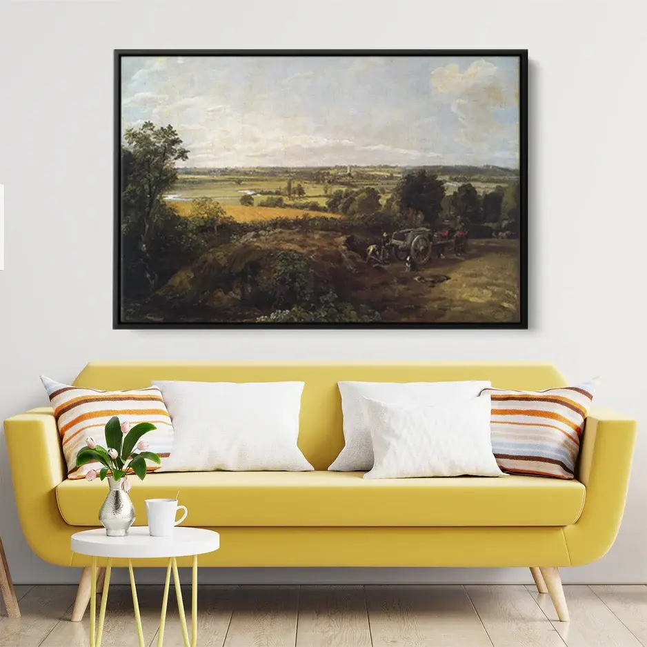 Miniatura: Constable,O Vale Stour com a Igreja de Dedham,quadro,reprodução,poster,canvas,gravura,replica,fototela,tela,pintura,comprar,