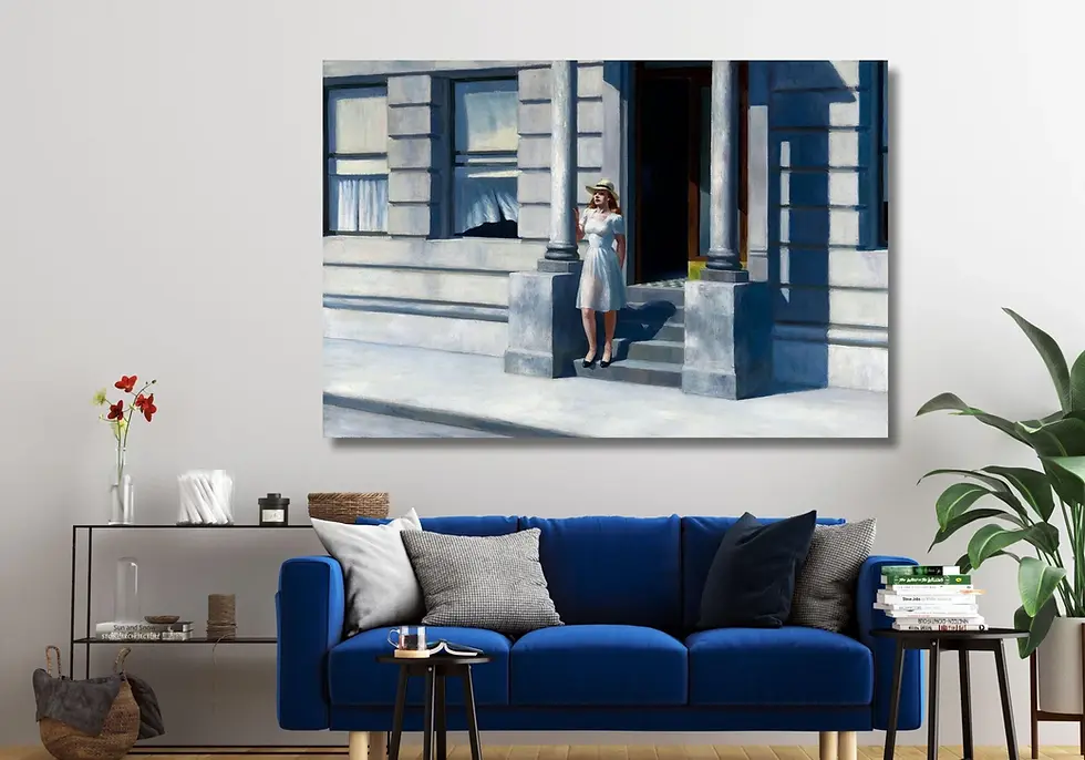 Miniatura: Edward Hopper,Horário de verão,quadro,reprodução,poster,canvas,gravura,replica,foto,tela,pintura,comprar,copia,gicle