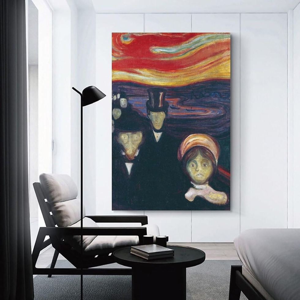 Thumbnail: Edvard Munch,Ansiedade,Anxiety,quadro,poster,gravura,canvas,réplica,reprodução,pintura,psicologia,psiquiatria,comprar,cópia