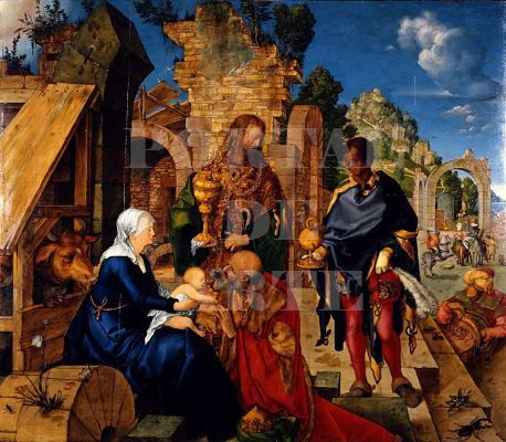 Miniatura: Albrecht Dürer,Adoração dos Magos,quadro,canvas,poster,replica,gravura,reprodução,canvas,fototela,tela,pintura,Jesus,comprar