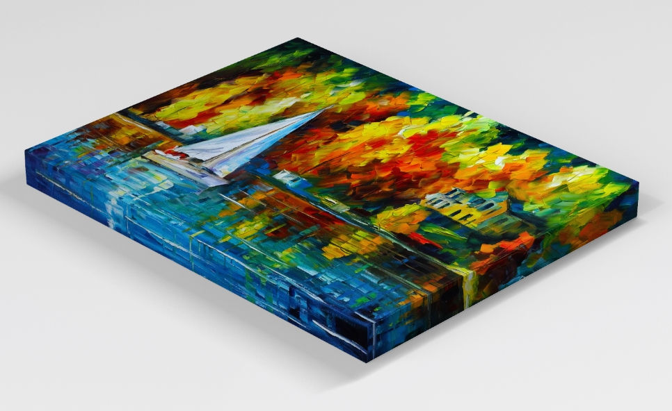 Miniatura: quadro decorativo,Espatulado,Colorido,barco,sala,quadro,poster,replica,gravura,canvas,reprodução,tela,releitura,leonid afremo