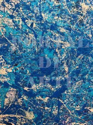 Miniatura: Jackson Pollock,abstrato,Azul,quadro,poster,gravura,reprodução,canvas,replica,releitura,tela,pintura,comprar,cópia,fine art