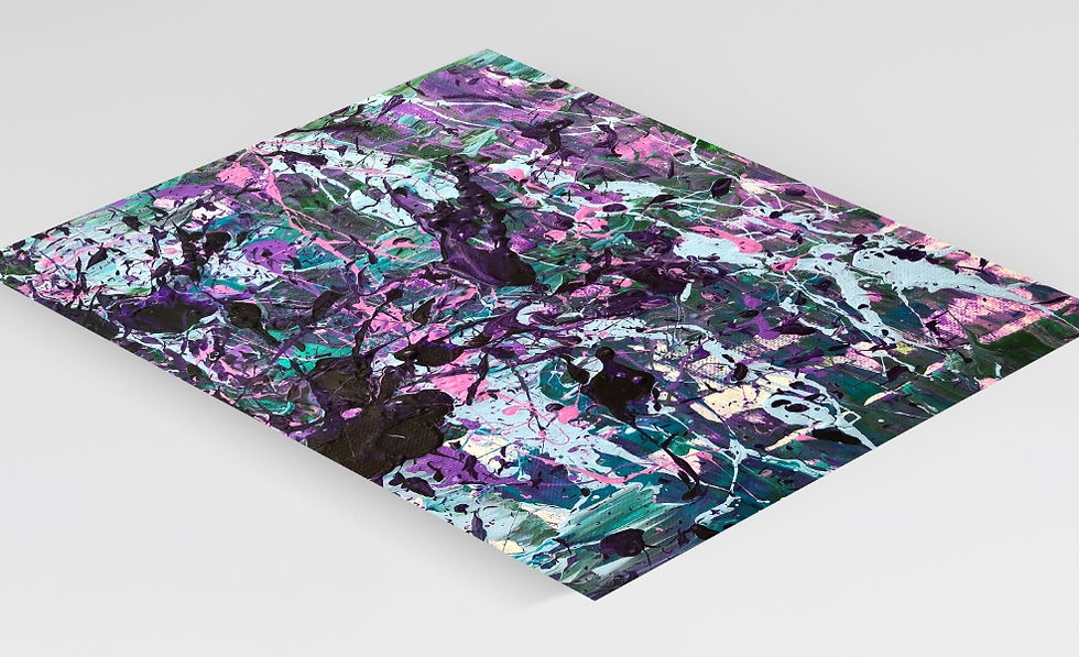 Miniatura: Jackson Pollock,abstrato,colorido,poster, gravura, reprodução, canvas, replica, releitura,tela,pintura