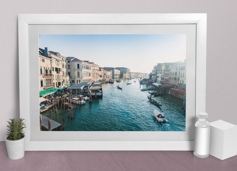 fotografia,Canal em Veneza,Itália,gondolas,cidade,quadro,canvas,poster,replica,gravura,reprodução,fototela,tela,pintura
