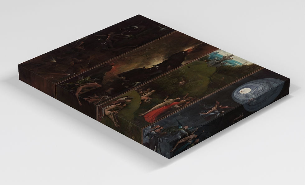 Miniatura: Hieronymus Bosch,quatro,Visões do Além,quadro,poster,gravura,replica,canvas,pintura,tela,comprar,fine art,giclée,copia,