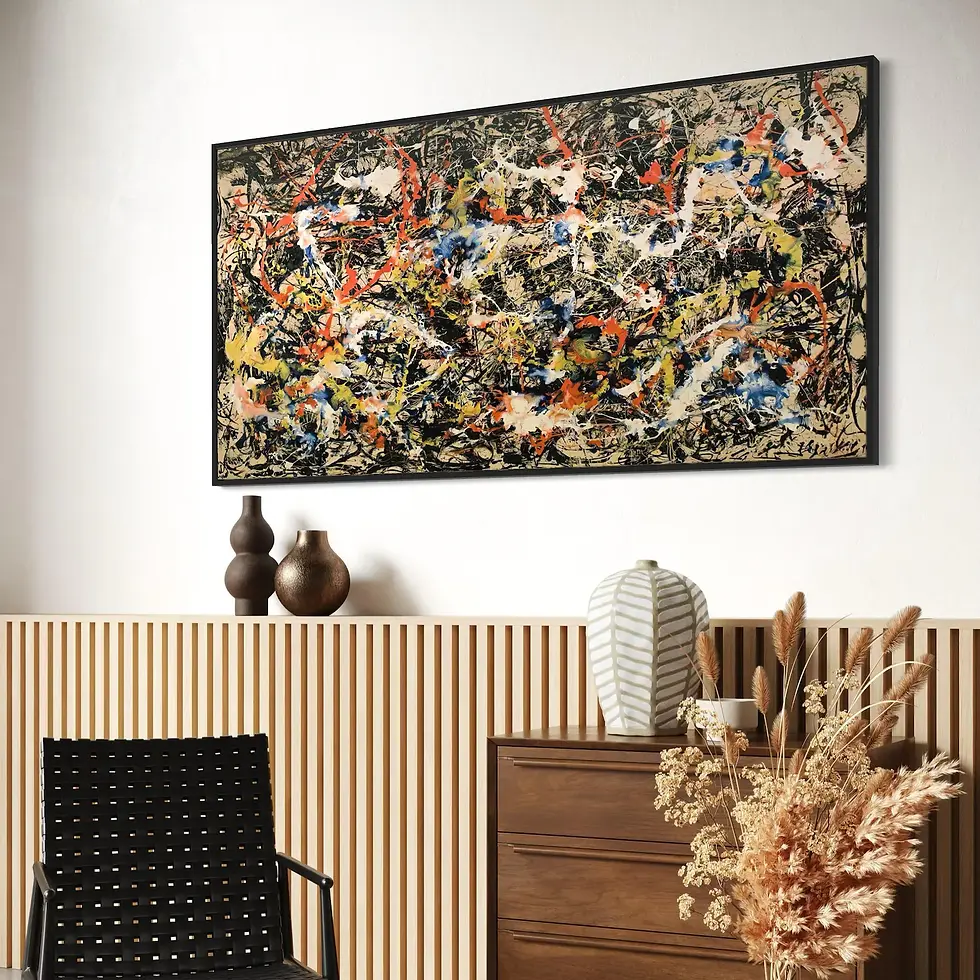 Miniatura: Jackson Pollock,Convergência,quadro,poster,gravura,replica,reprodução,canvas,fototela,tela,pintura,releitura,fine art,comprar