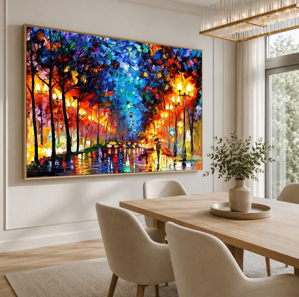 Quadro Colorido Espatulado decorativo,quadro,poster,replica,gravura,canvas,reprodução,tela,releitura,comprar,copia,pintura