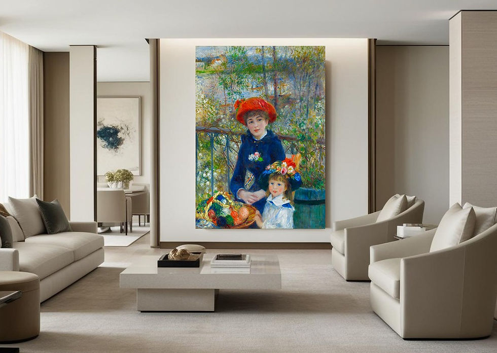 Renoir,Duas Irmãs no Terraço,Two Sisters,On the Terrace,quadro,poster,gravura,replica,reprodução,canvas,comprar,copia,giclée,
